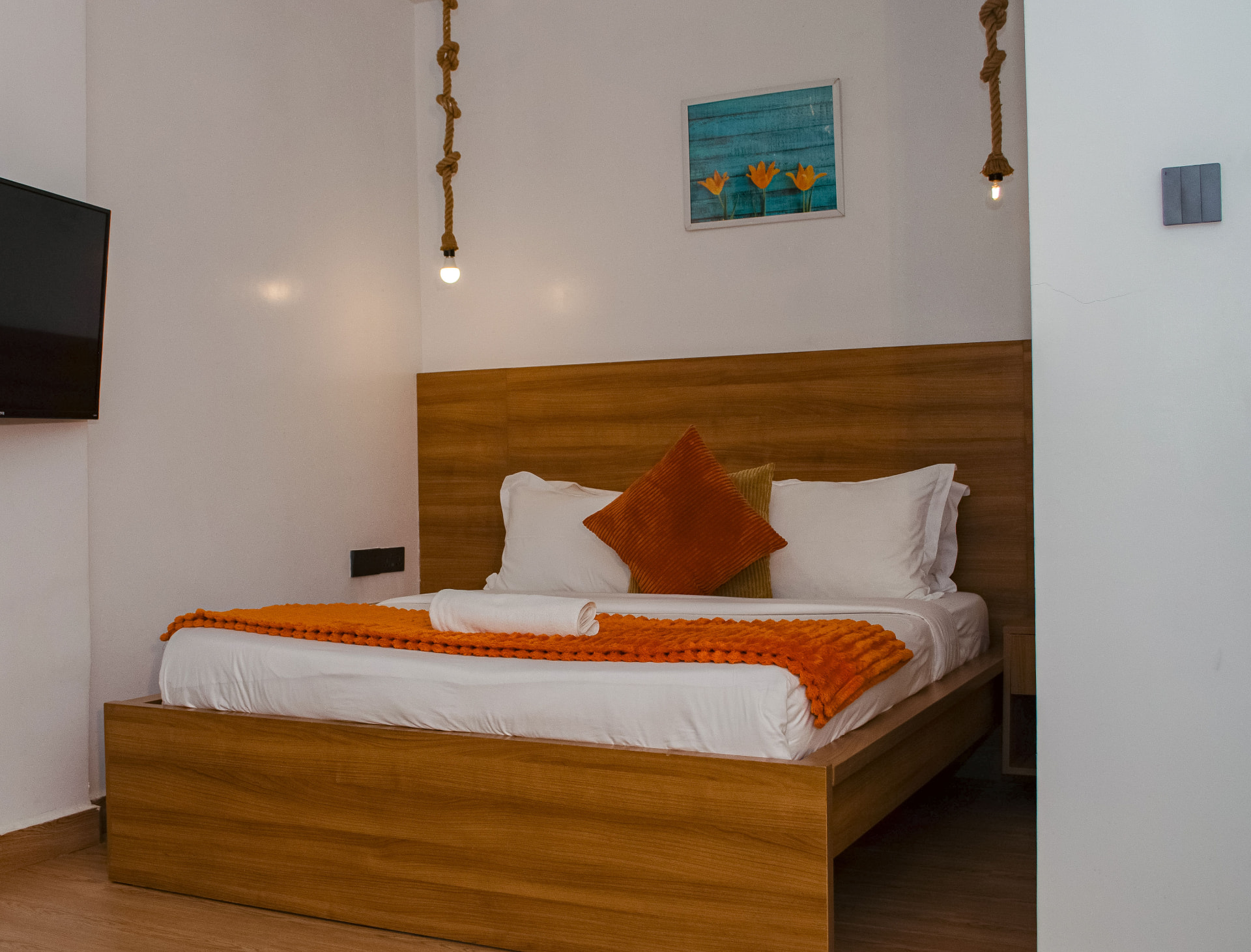 Interior of a YellowDoor guest room