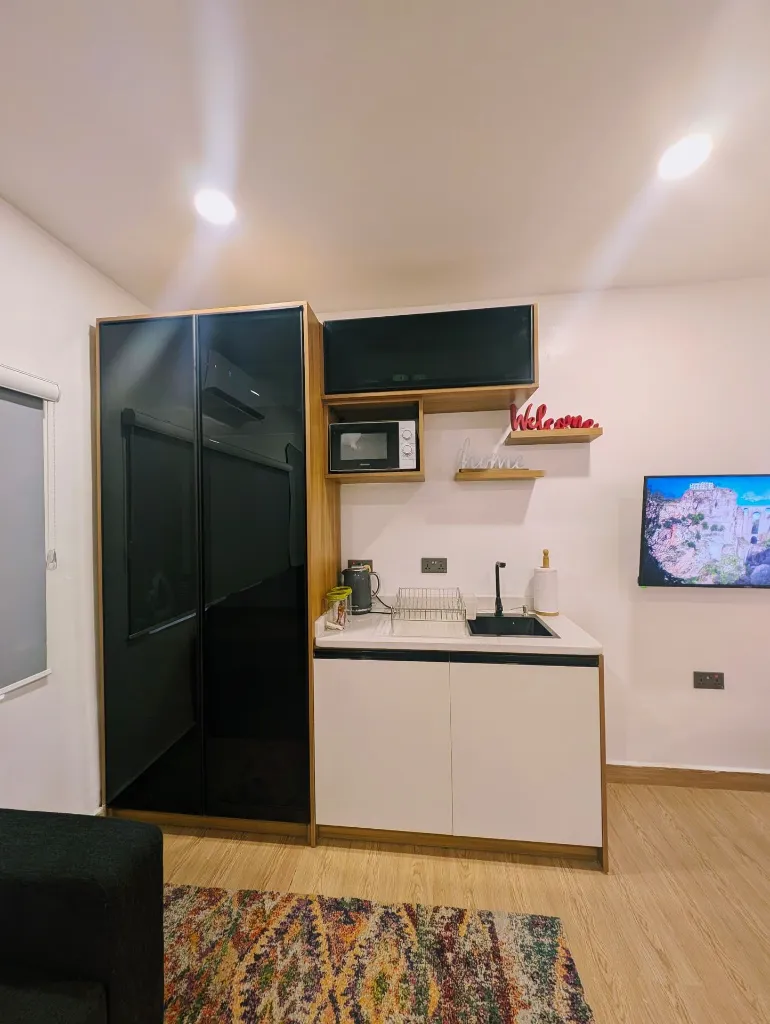 Sage Studio Kitchenette view.webp