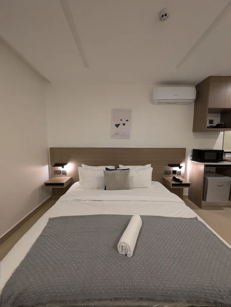 Room 203 Bedroom view.webp