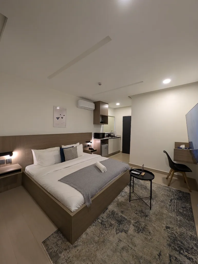 Room 203 Bedroom view.webp