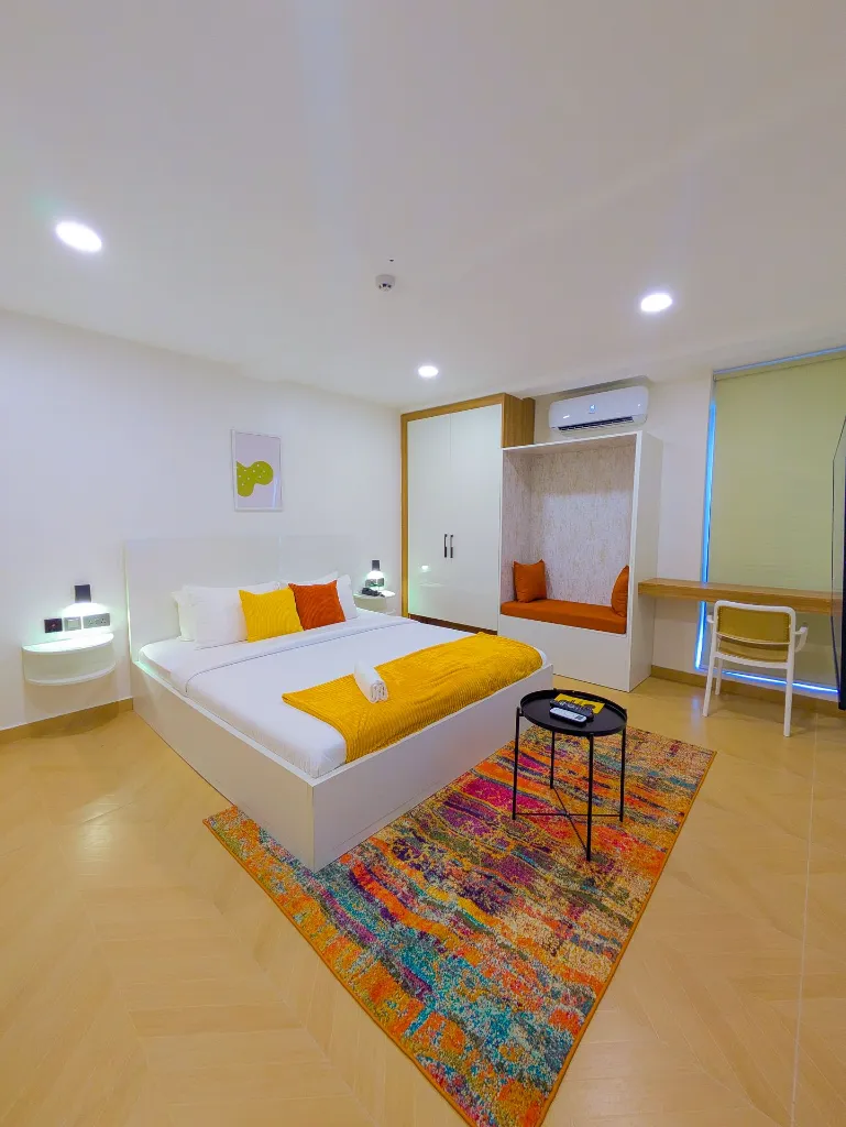 Room 204 Bedroom and Cozy Nook view.webp