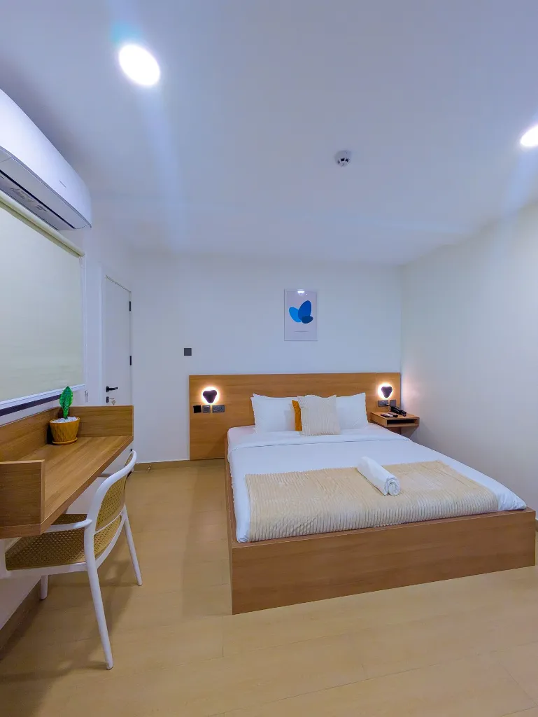 Room 206 Bedroom view.webp